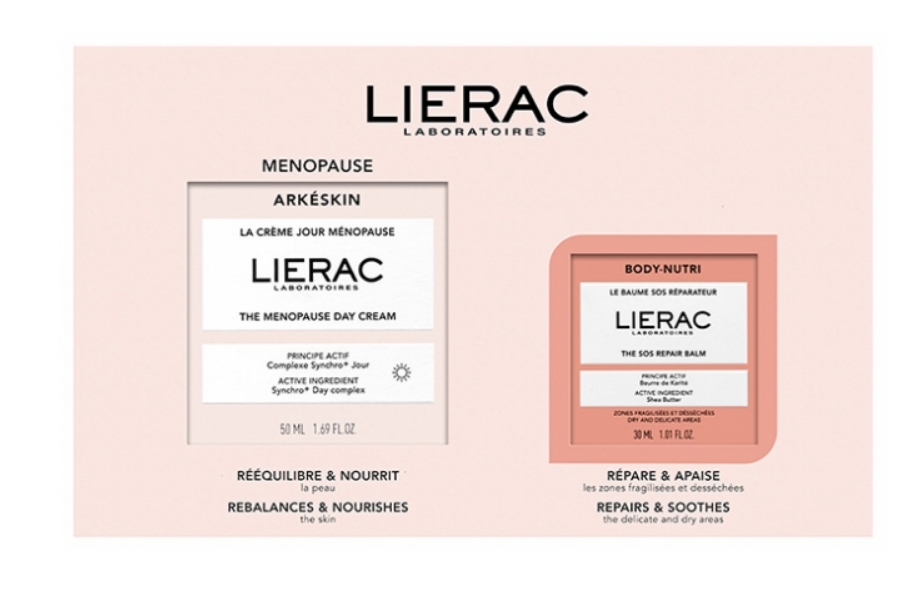 Lierac Zestaw dermokosmetyków Arkeskin Krem na dzień + Balsam SOS