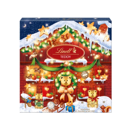 Kalendarz Adwentowy Lindt Teddy House 124g