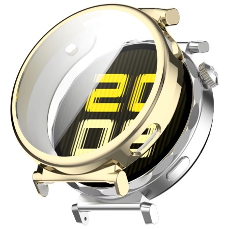 SILIKONOWE ETUI DO HUAWEI WATCH GT5 PRO 42MM ZŁOTE