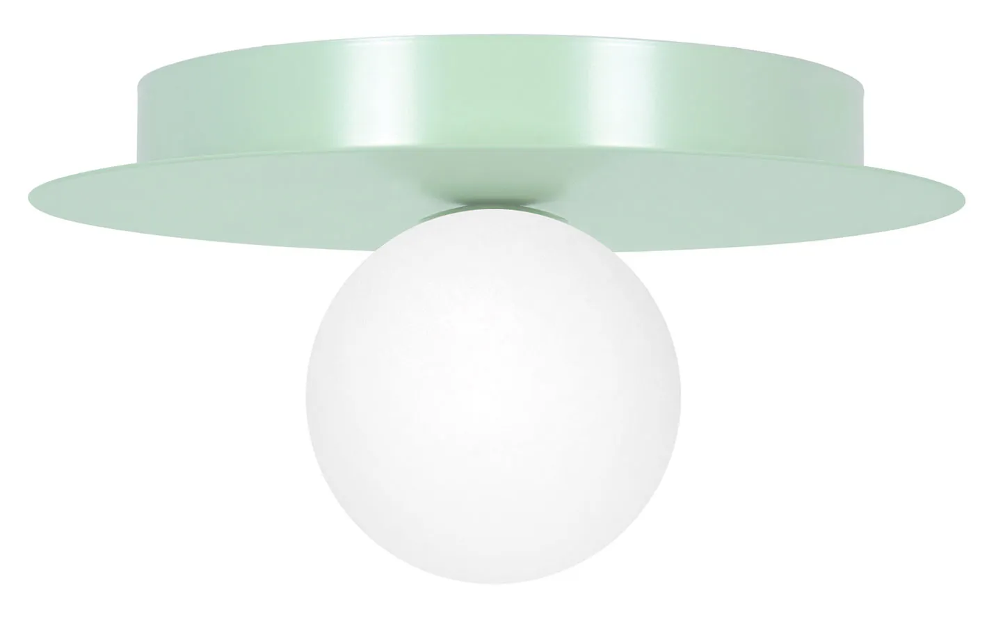 Zielona designerska lampa sufitowa kapelusz - A678 F6-P08