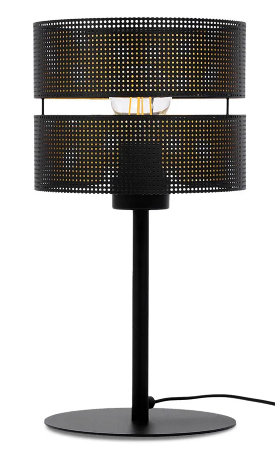 Ażurowa nowoczesna lampka stołowa - 6X A710 K9-B50