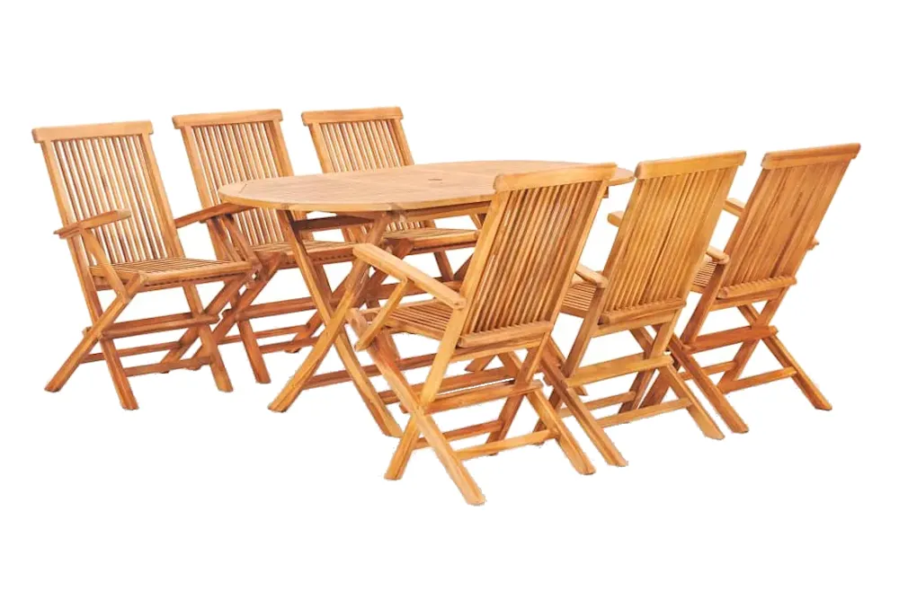 7-częściowy zestaw drewnianych mebli N6-R27