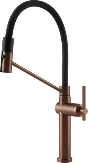 Bateria stojąca GESSI HABITO Miedź szczotkowana PVD 60664#708