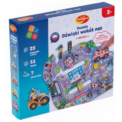 Puzzle: Dźwięki wokół nas - Miasto (DG8233)