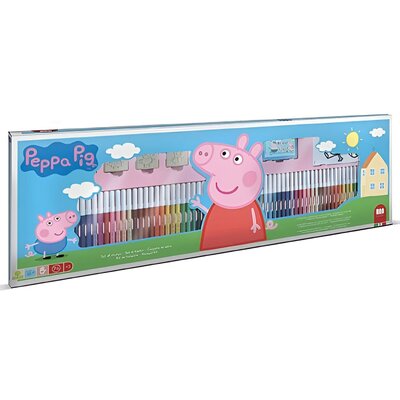 Multiprint Świnka Peppa - Megazestaw do kolorowania