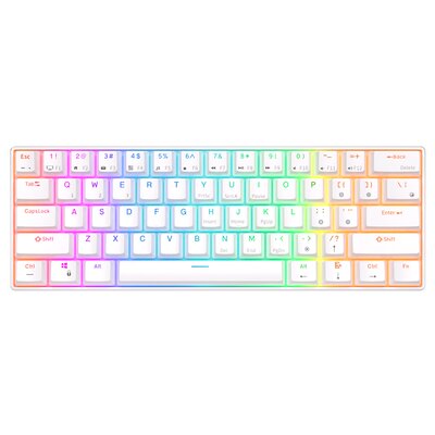 ROYAL KLUDGE RK61 RGB Red Switch Biały