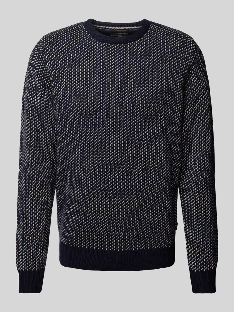 Sweter wełniany z okrągłym dekoltem