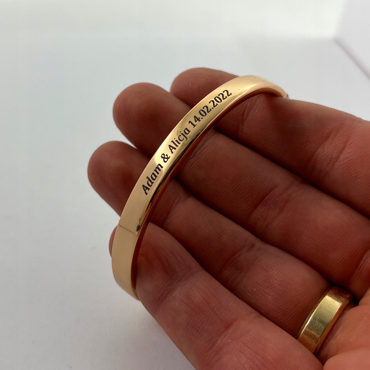 Grawer / Usługa Grawerowania Na Bransoletce Sztywnej