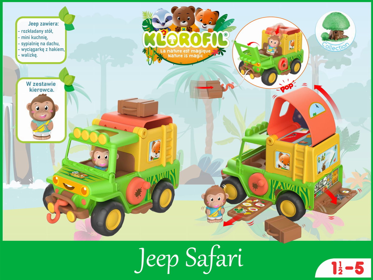 Jeep Safari. Samochód Terenowy Klorofil