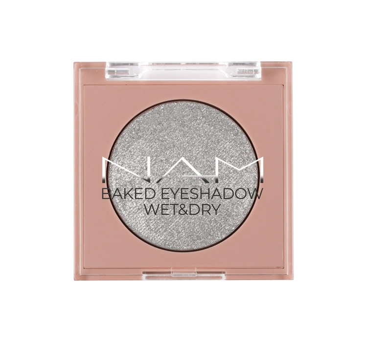 NAM Wet & Dry wypiekany cień do powiek 02 Silver Lining 4g