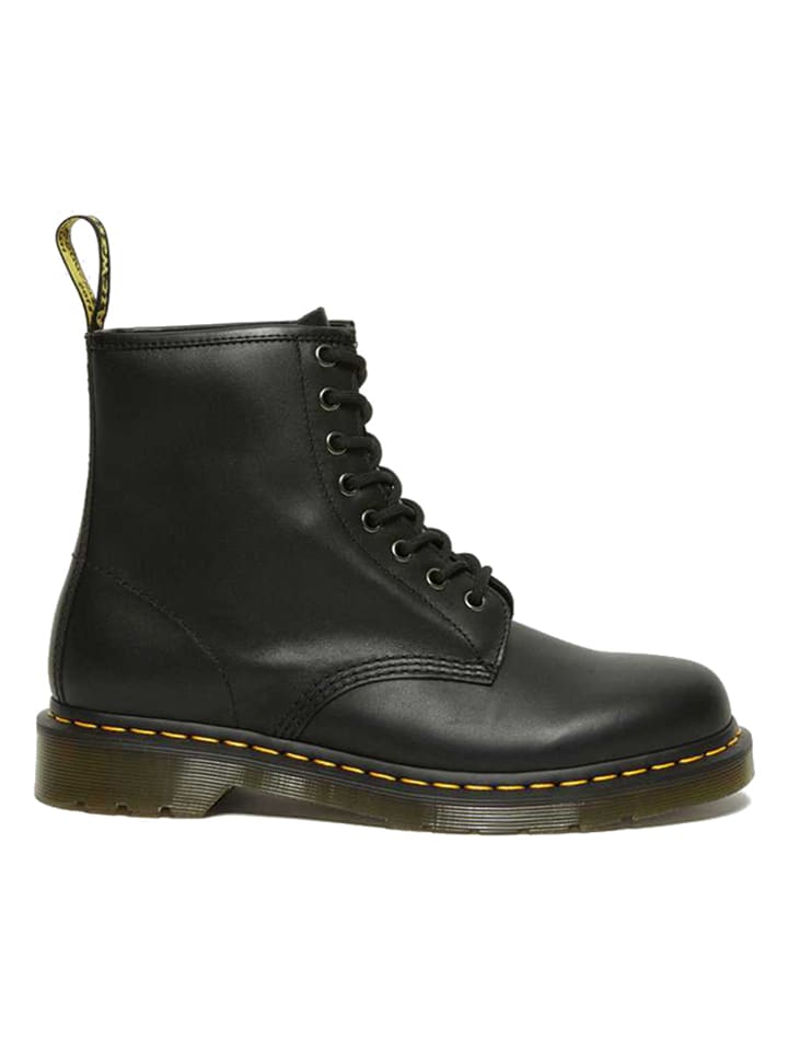 Dr. Martens Skórzane botki w kolorze czarnym