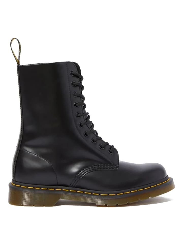 Dr. Martens Skórzane botki w kolorze czarnym