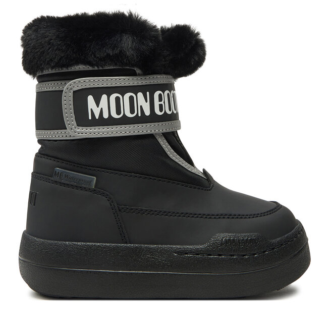 Śniegowce Moon Boot Junior Park Strap 80D3440030 Czarny