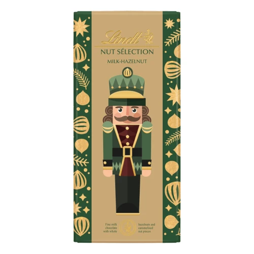 Lindt Nut Selection Orzechy Laskowe Mleczna Czekolada 150g
