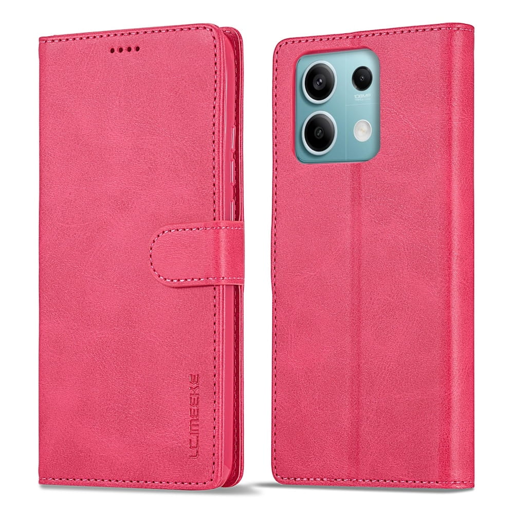Etui iMeeke Wallet do Xiaomi Redmi Note 13 Pro 5G - Różowy