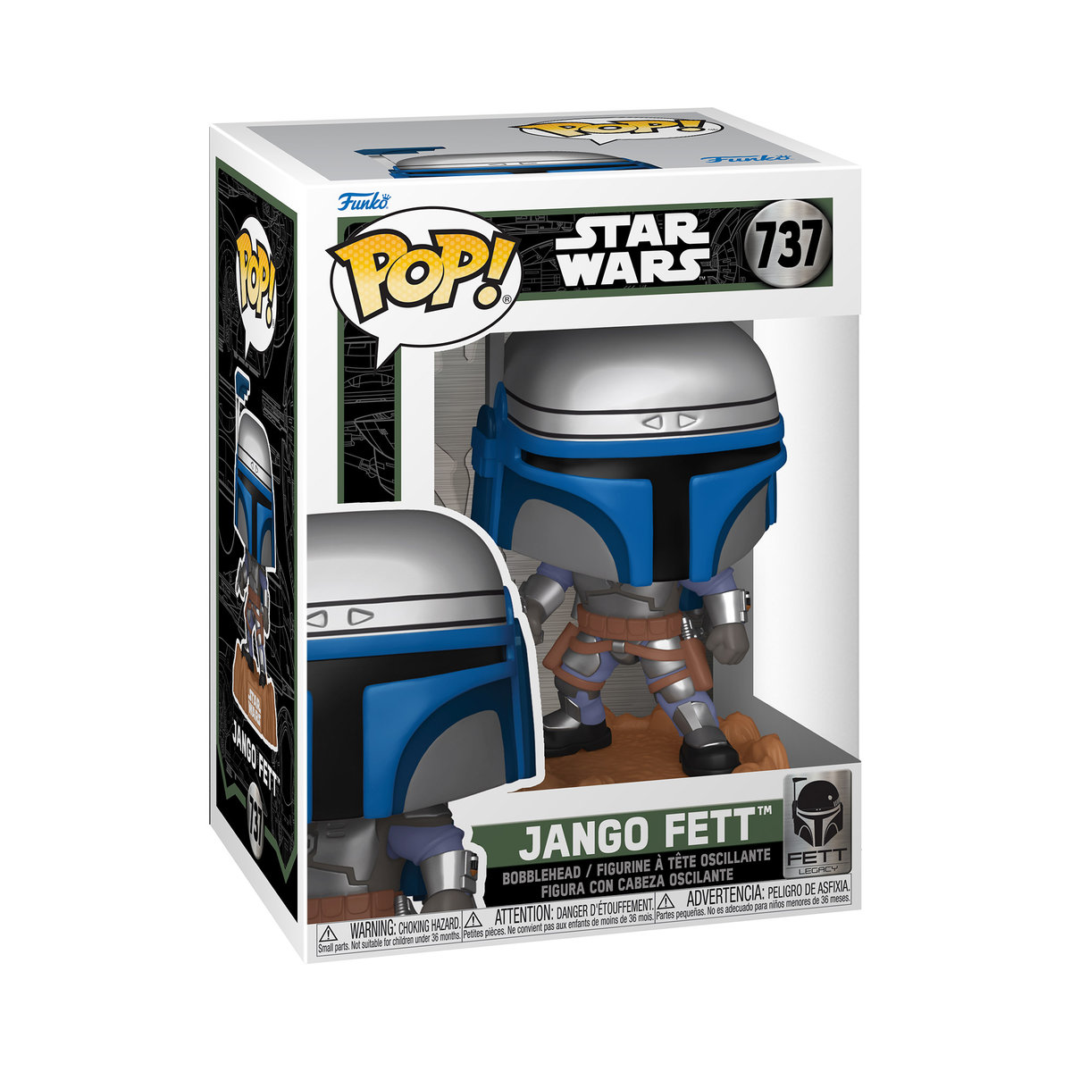 Funko POP! Marvel, figurka kolekcjonerska, POP Star Wars: FL- Jango Fett(UN)