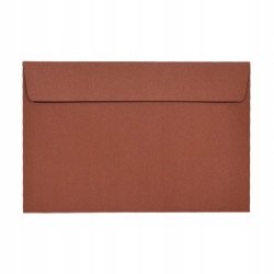 KOPERTA OZDOBNA PAPIEROWA C6 BRĄZOWA HK 120G
