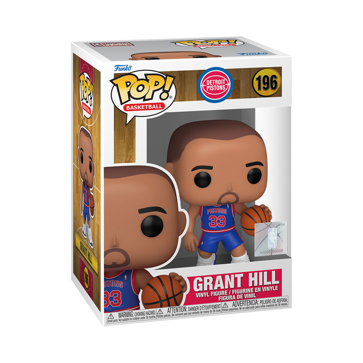 Funko POP! Marvel, figurka kolekcjonerska, POP NBA: Pistons- RS- Grant Hill