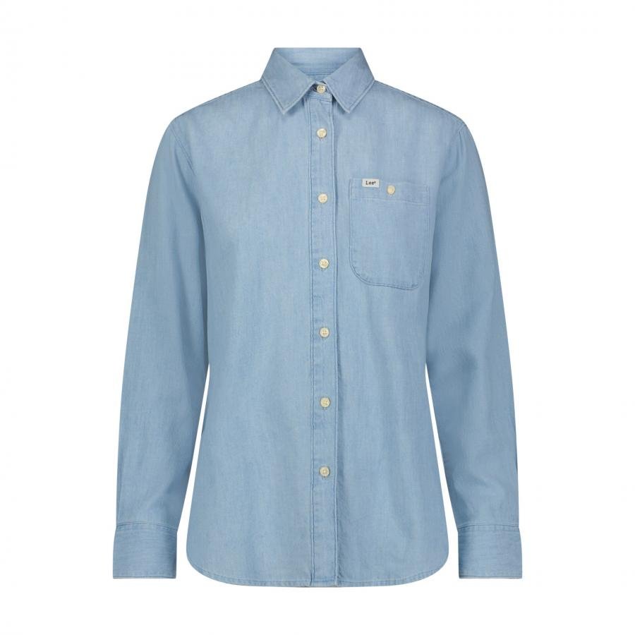 KOSZULA DAMSKA JEANSOWA LEE 112355117 ALL PURPOSE SHIRT LIGHT MOOD, M
