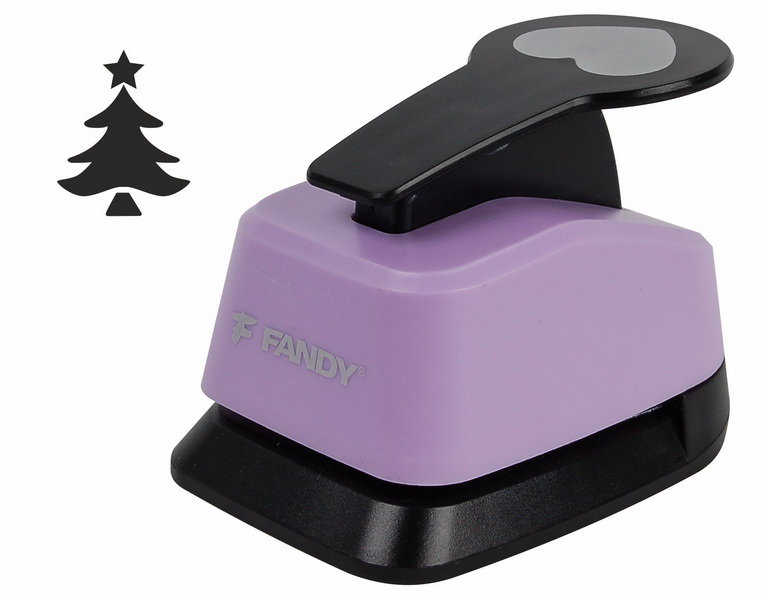 Dziurkacz ozdobny SCRAPBOOKING; element o wielkości 37mm - CHOINKA 137