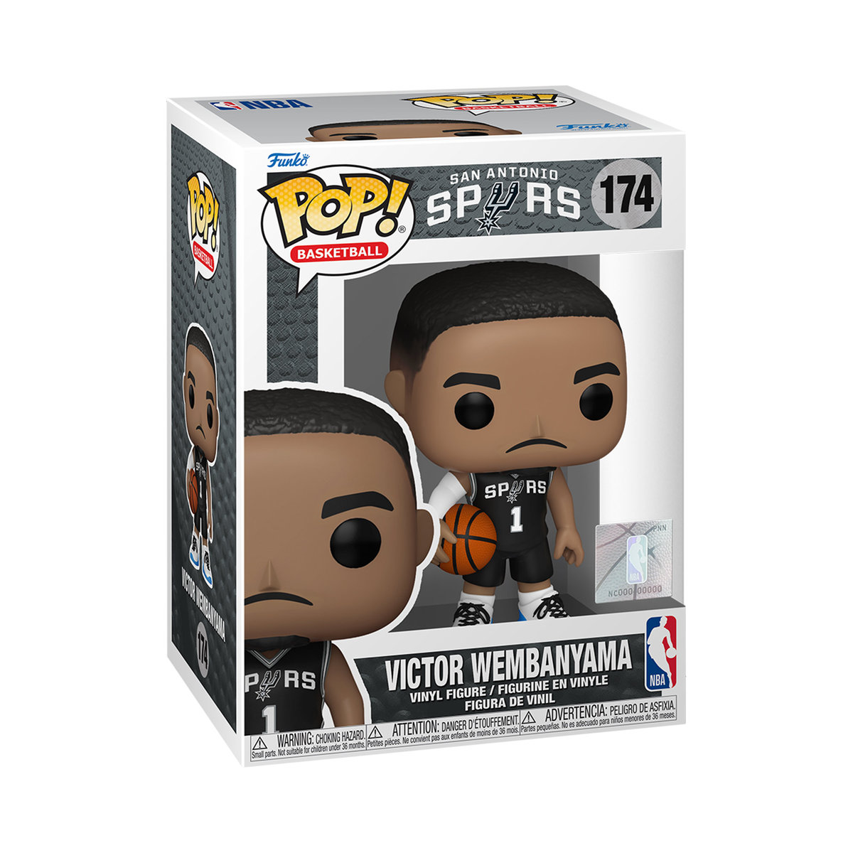 Funko POP! Marvel, figurka kolekcjonerska, POP NBA: Spurs- Victor Wembanyama