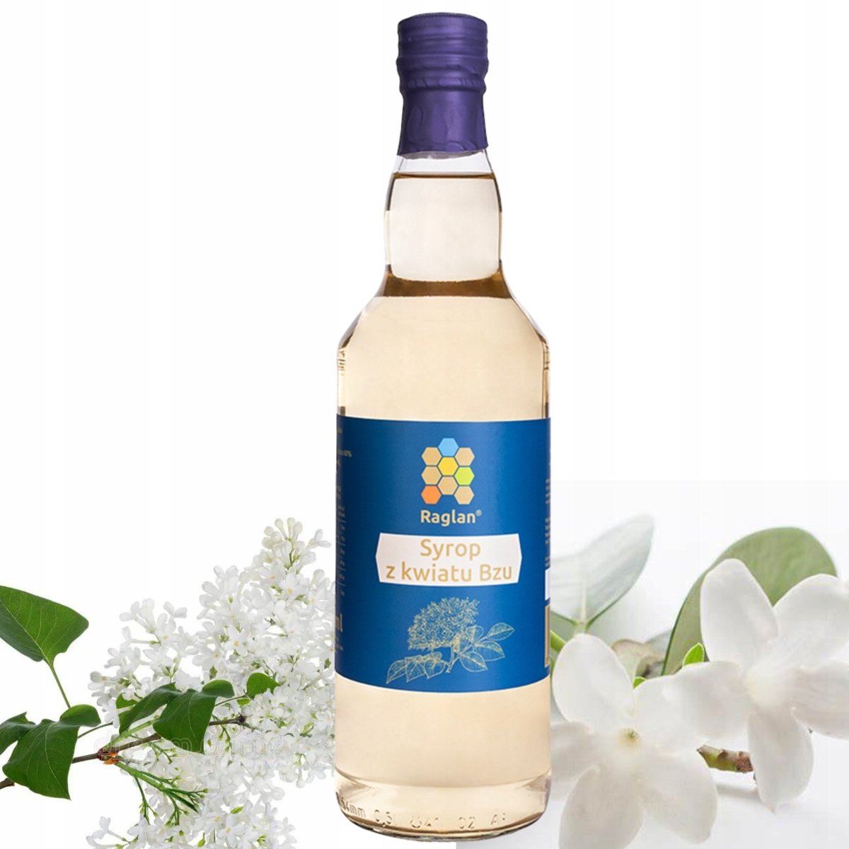 Syrop z Kwiatu Bzu 500ml Polski Produkt RAGLAN