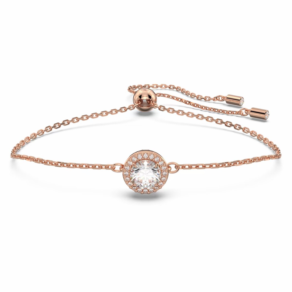 Bransoletka Swarovski - Constella, Pavé, White, Rose Gold 5636273