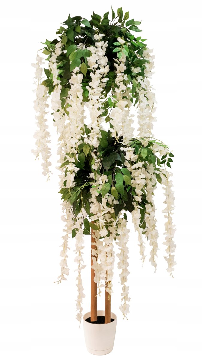 Sztuczne Drzewko Sztuczna Wisteria Kwiaty Wisterii