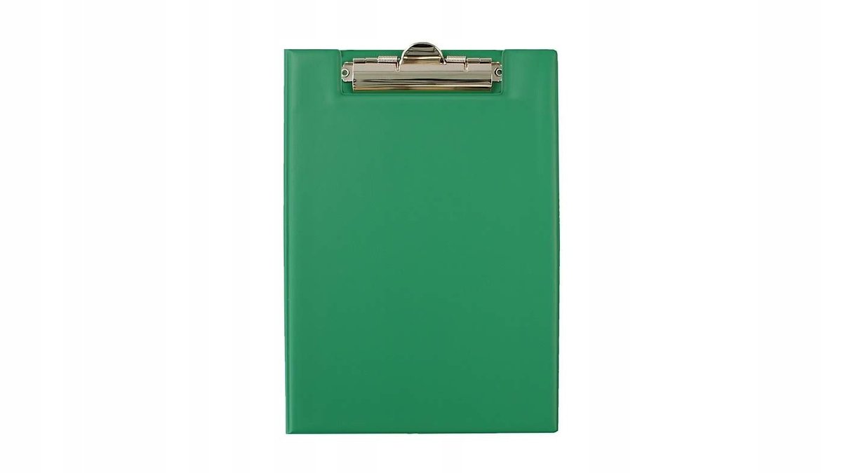 CLIPBOARD ZAMYKANY TECZKA DESKA JASNY ZIELONY A5