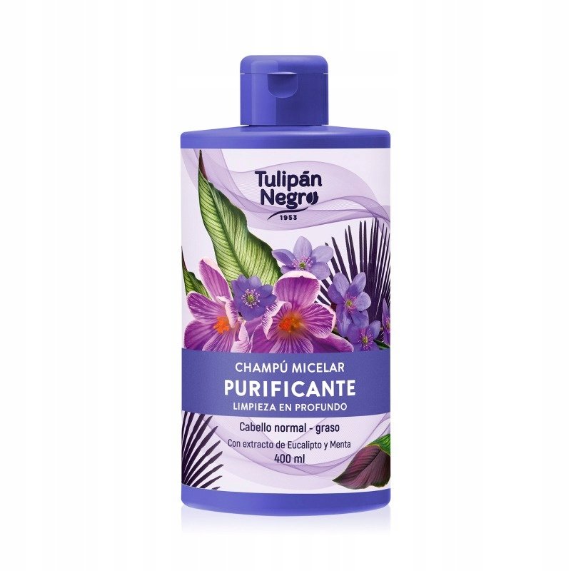 Szampon micelarny Tulipan Negro oczyszczający 400ml