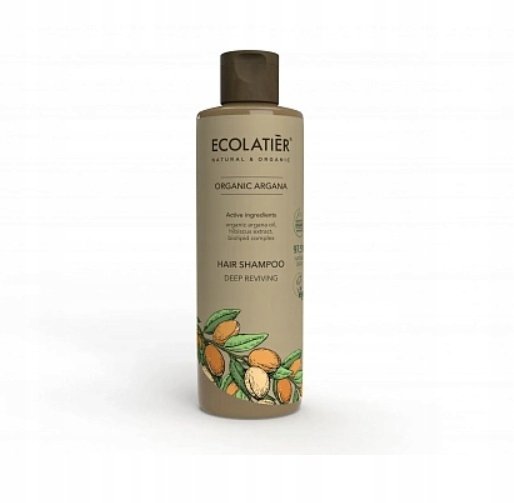 ECOLATIER Szampon do włosów głęboko regenerujący Organiczna Argana 250ml