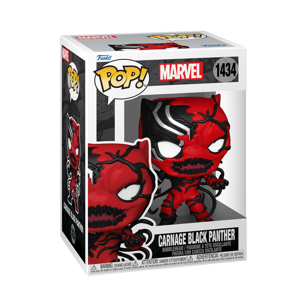 Funko POP!,figurka kolekcjonerska,Marvel Comics, Black Panther