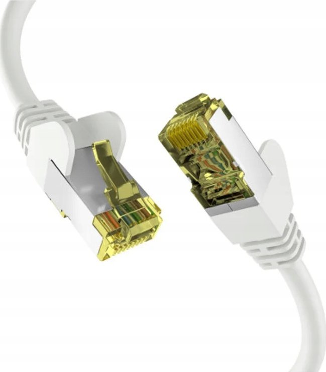 EFB EFB CAT6a WEISS 0.50m Patchkabel S/FTP PIMF