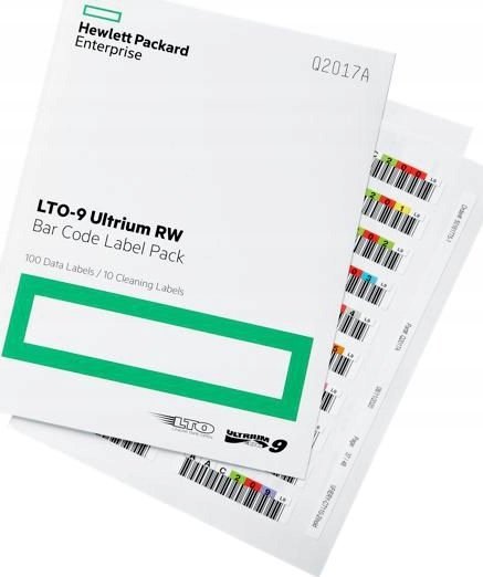 HPE HPE Q2017A etykieta z kodem kreskowym Wielobarwny