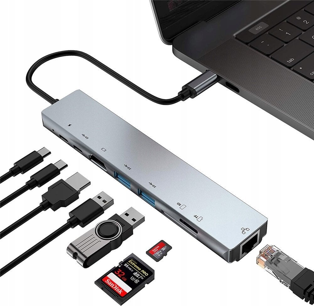 Stacja/replikator Tradebit USB-C 6319