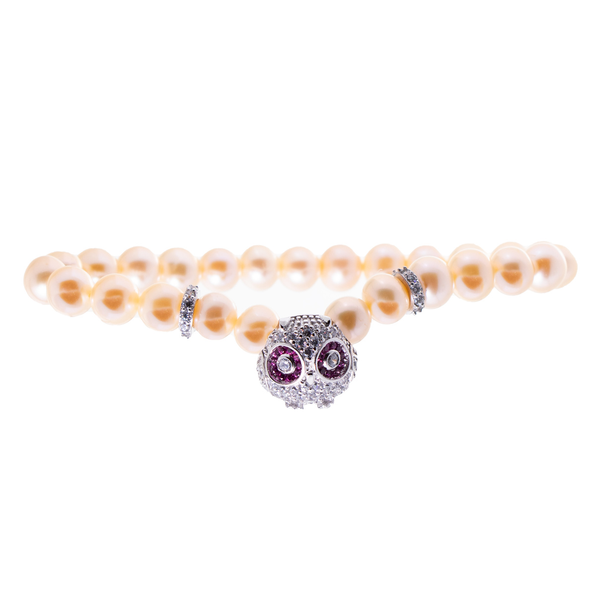 Biżuteria LANCASTER JLA-BR-OWL1PE. Bransoletka, Kolor srebrny. Kobieta.