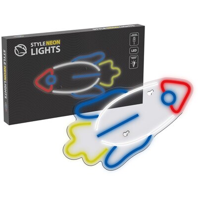 Neon LED MANTA SNL91MT Rakieta