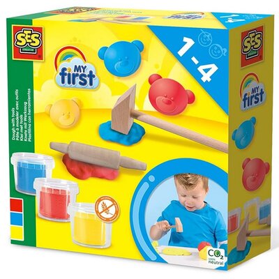 Moja pierwsza ciastolina z narzędziami i foremkami 3 x 90 gr