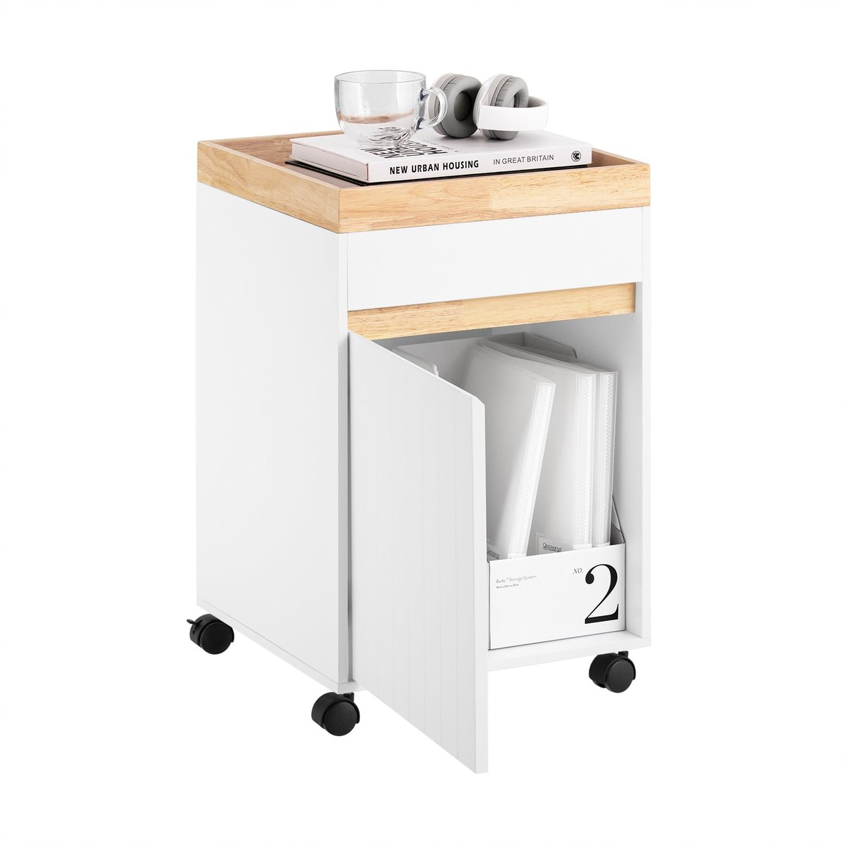 Szafka pod biurko Carrello da ufficio Armadi archivio traslabili ASK03-W