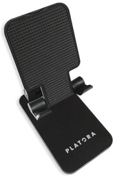 Składany uchwyt biurkowy na telefon komórkowy / smartfon (kolor czarny)