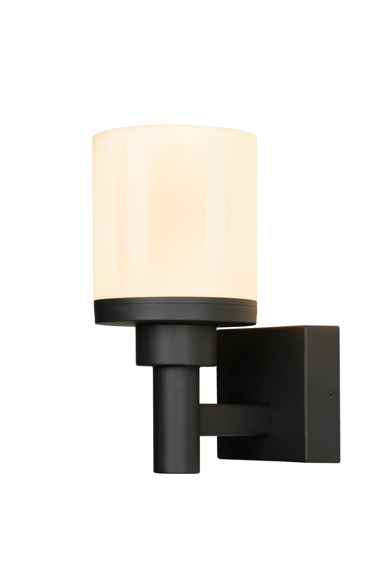Kinkiet z białym kloszem, lampa zewnętrzna 21-32386 z serii SAPONIA