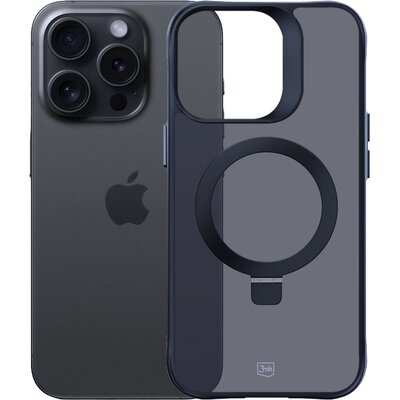 3mk Smoke Case Mag&Stand do iPhone 16 Pro Czarny
