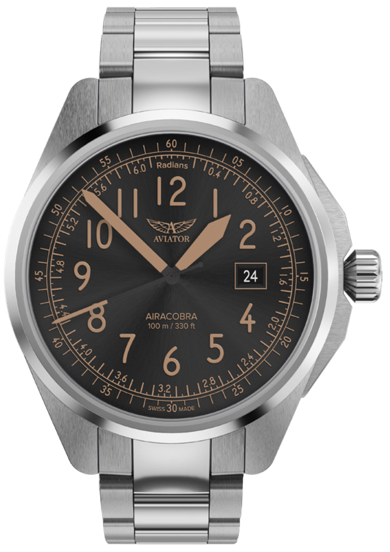 Zegarek Aviator V.1.38.0.323.5 AIRACOBRA 43 TYPE B