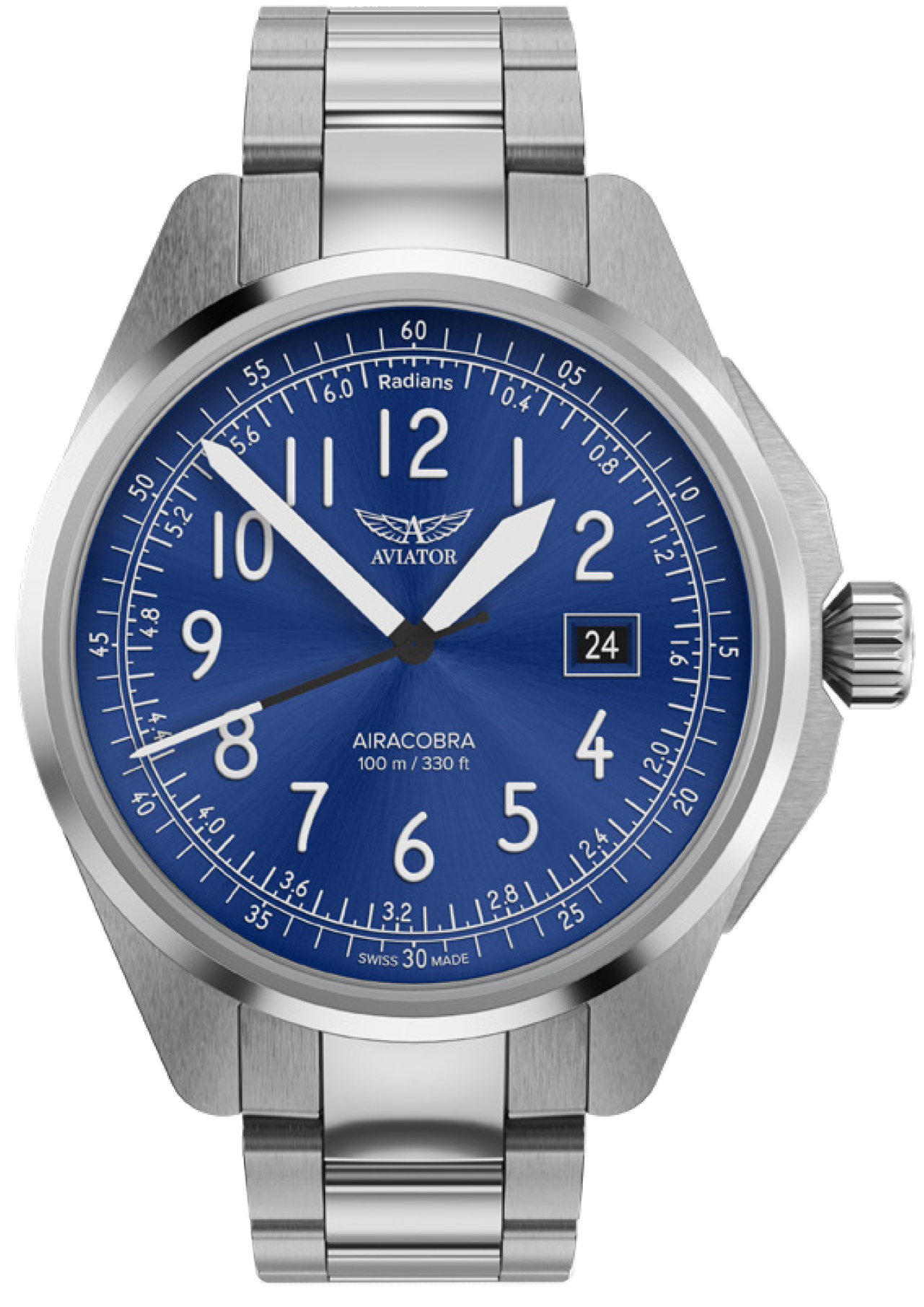 Zegarek Aviator V.1.38.0.325.5 AIRACOBRA 43 TYPE B