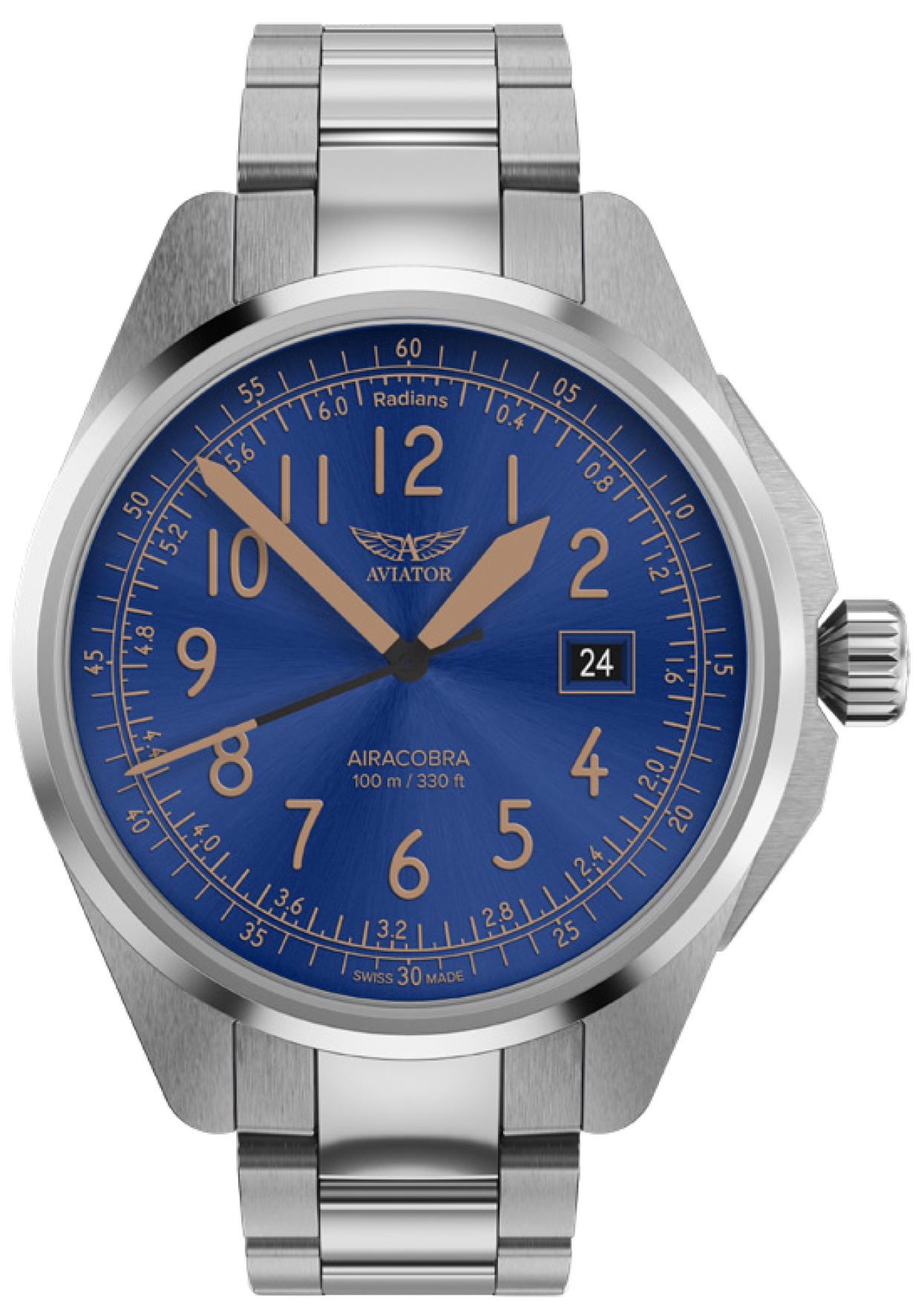 Zegarek Aviator V.1.38.0.326.5 AIRACOBRA 43 TYPE B