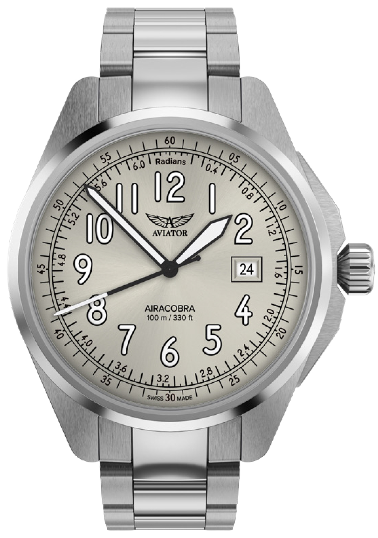 Zegarek Aviator V.1.38.0.327.5 AIRACOBRA 43 TYPE B