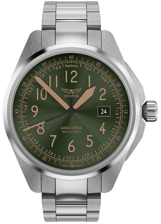 Zegarek Aviator V.1.38.0.329.5 AIRACOBRA 43 TYPE B