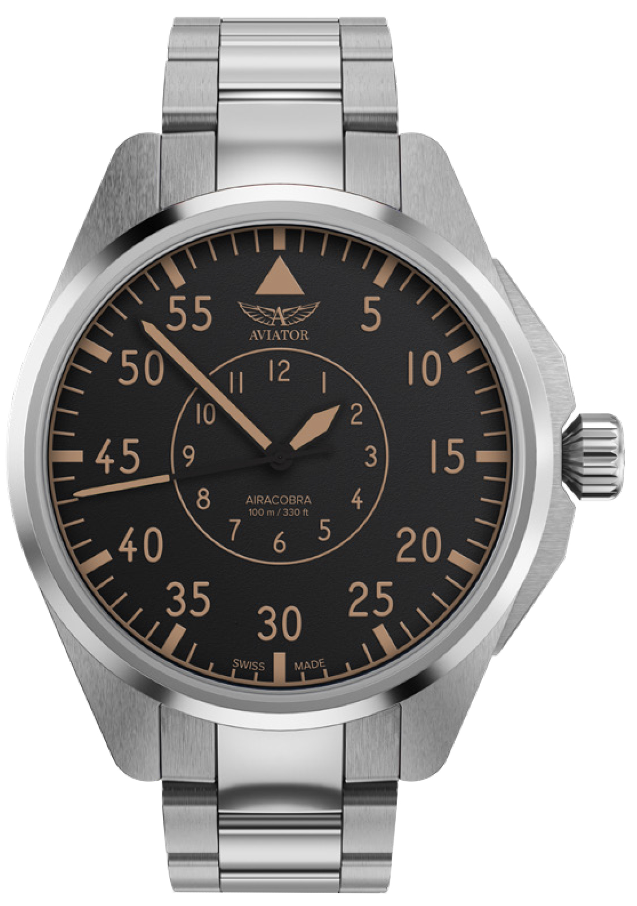 Zegarek Aviator V.3.39.0.340.5 AIRACOBRA 43 HERITAGE