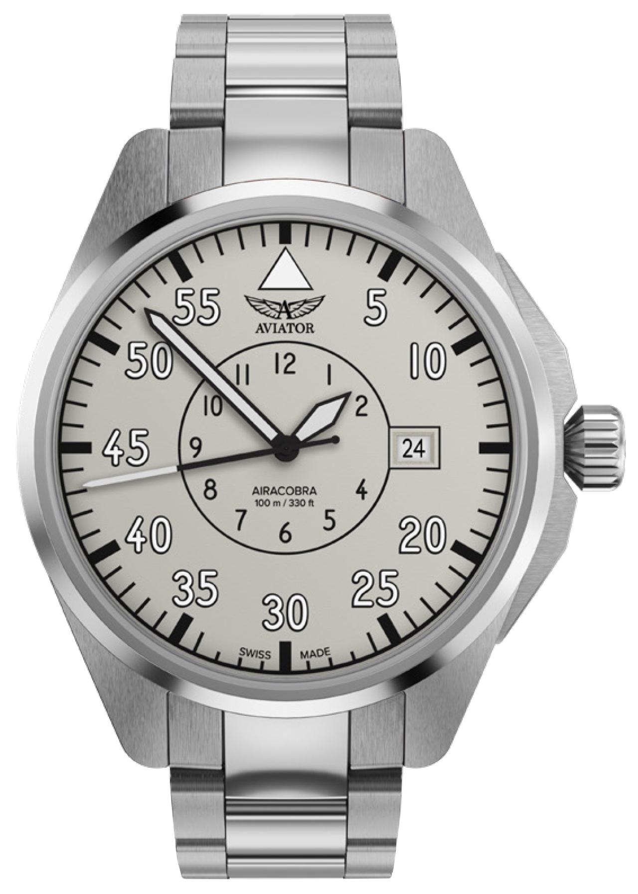 Zegarek Aviator V.3.39.0.342.5 AIRACOBRA 43 HERITAGE