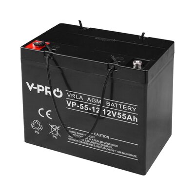 VOLT Akumulator AGM VPRO 12V 55 Ah - WYPRZEDAŻ - ostatnie sztuki tego produktu. Nie zwlekaj
